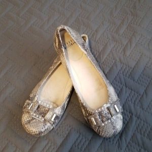 Authentic Stuart Weitzman snakeskin ballerina flat